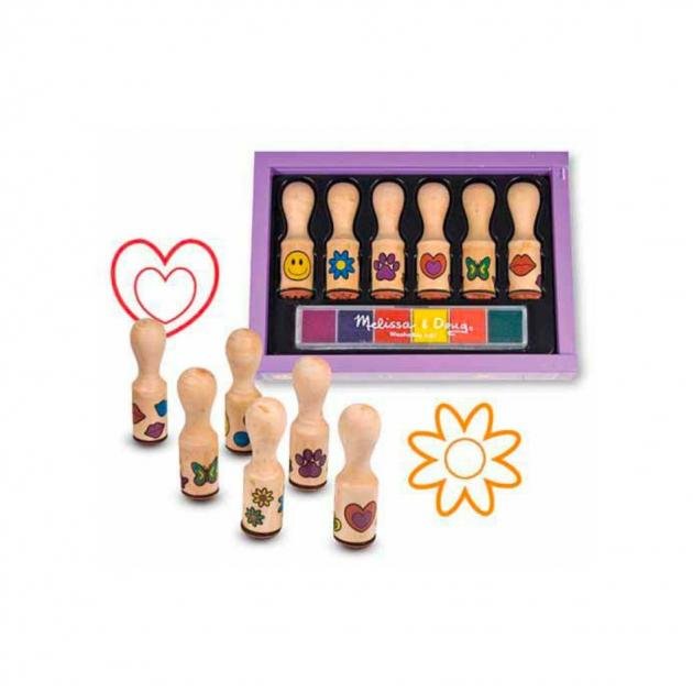 Melissa & Doug Happy Handle Stamp Set