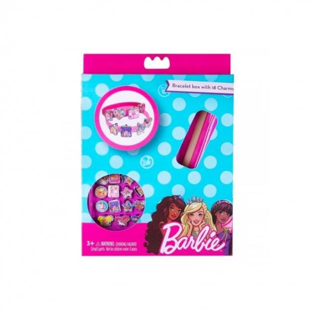 Barbie Bracelet Box With 18 Charms