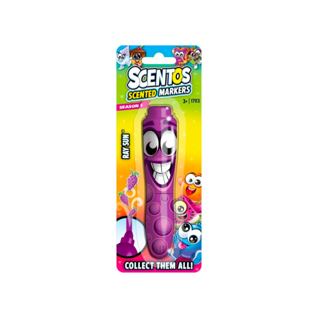 Scentos Scented Bullet Tip Marker - Grape