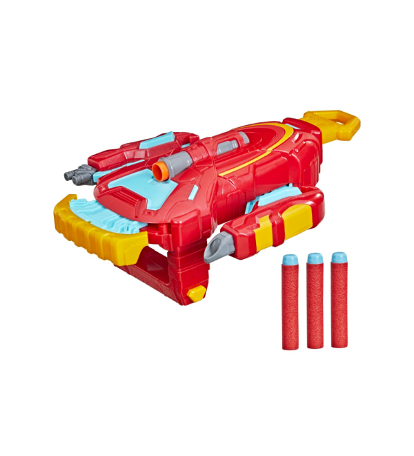 Nerf Mech Strike Marvel Avengers Iron Man Strikeshot Gauntlet Toy 2